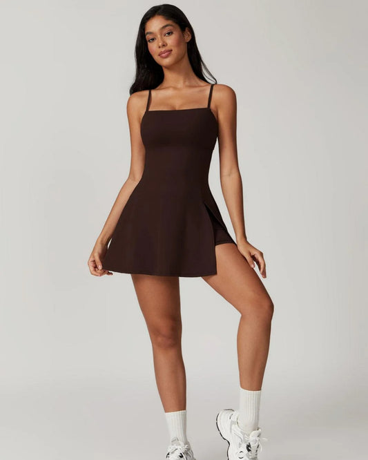 Atala side-split mini dress